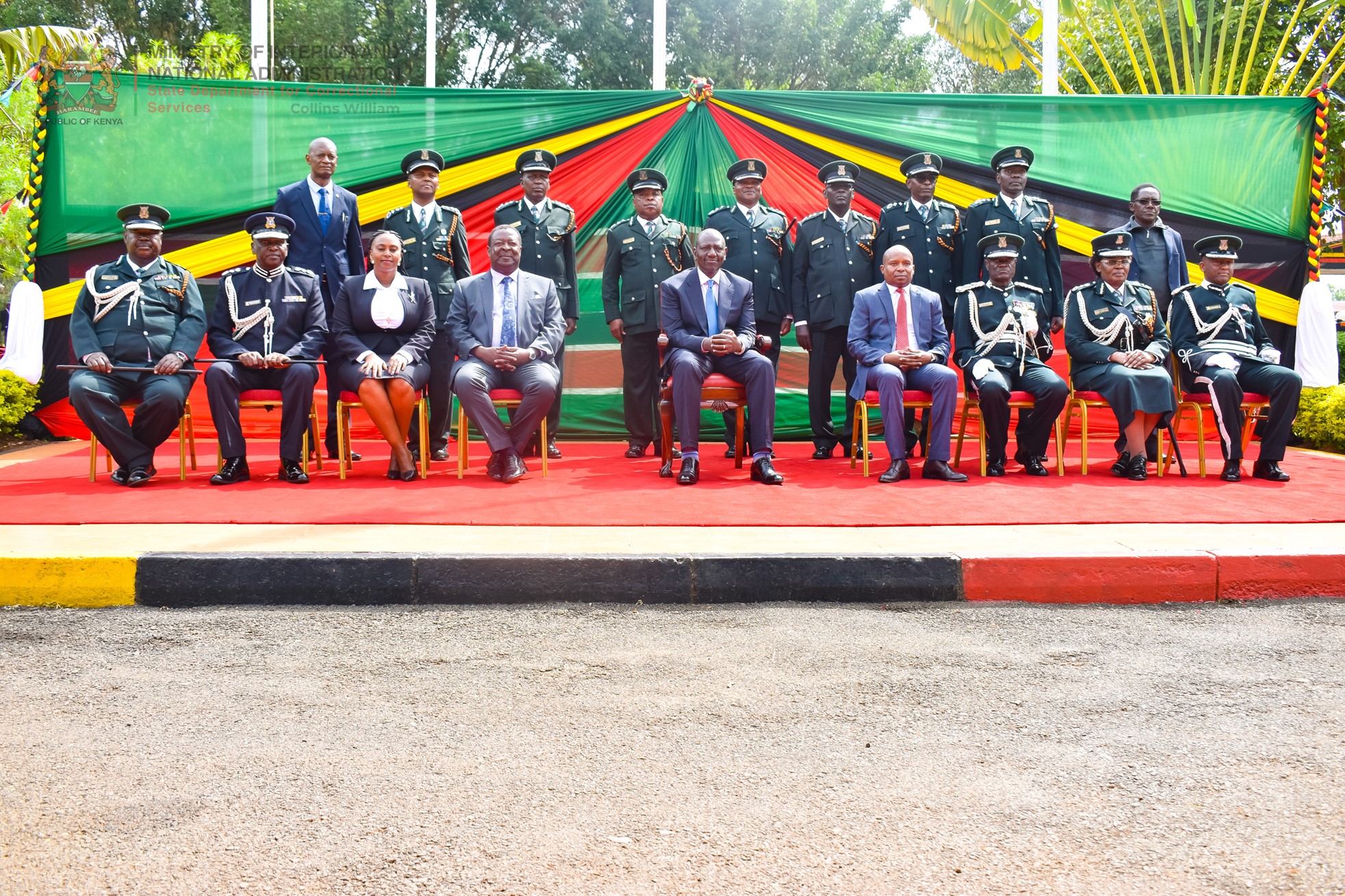 H.E The President Presides Over The 26th Prisons Cadet Pass Out Parade Ceremony