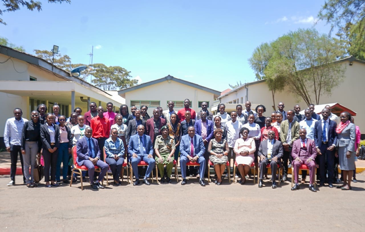 SDCS Interns pose for a group photo