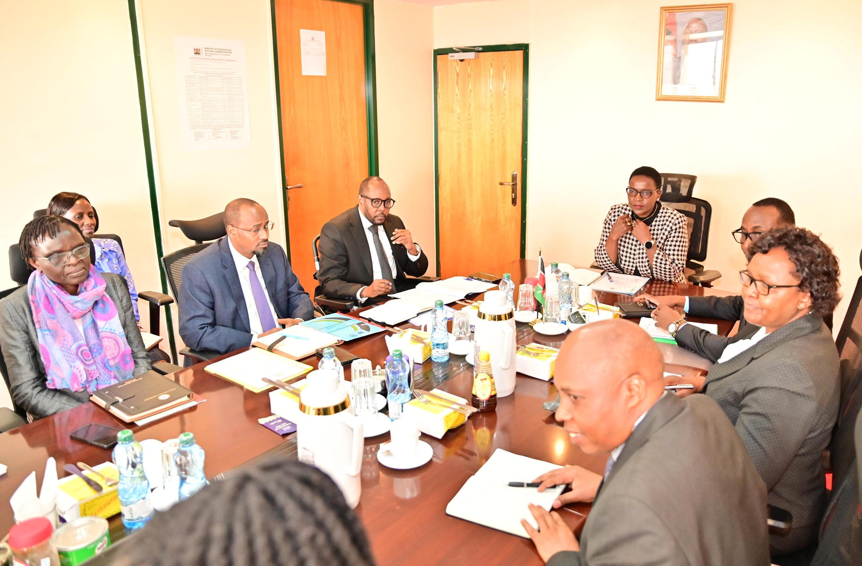 CORRECTIONAL SERVICES PS HOLDS MEETING WITH PSC COMMISSIONERS
