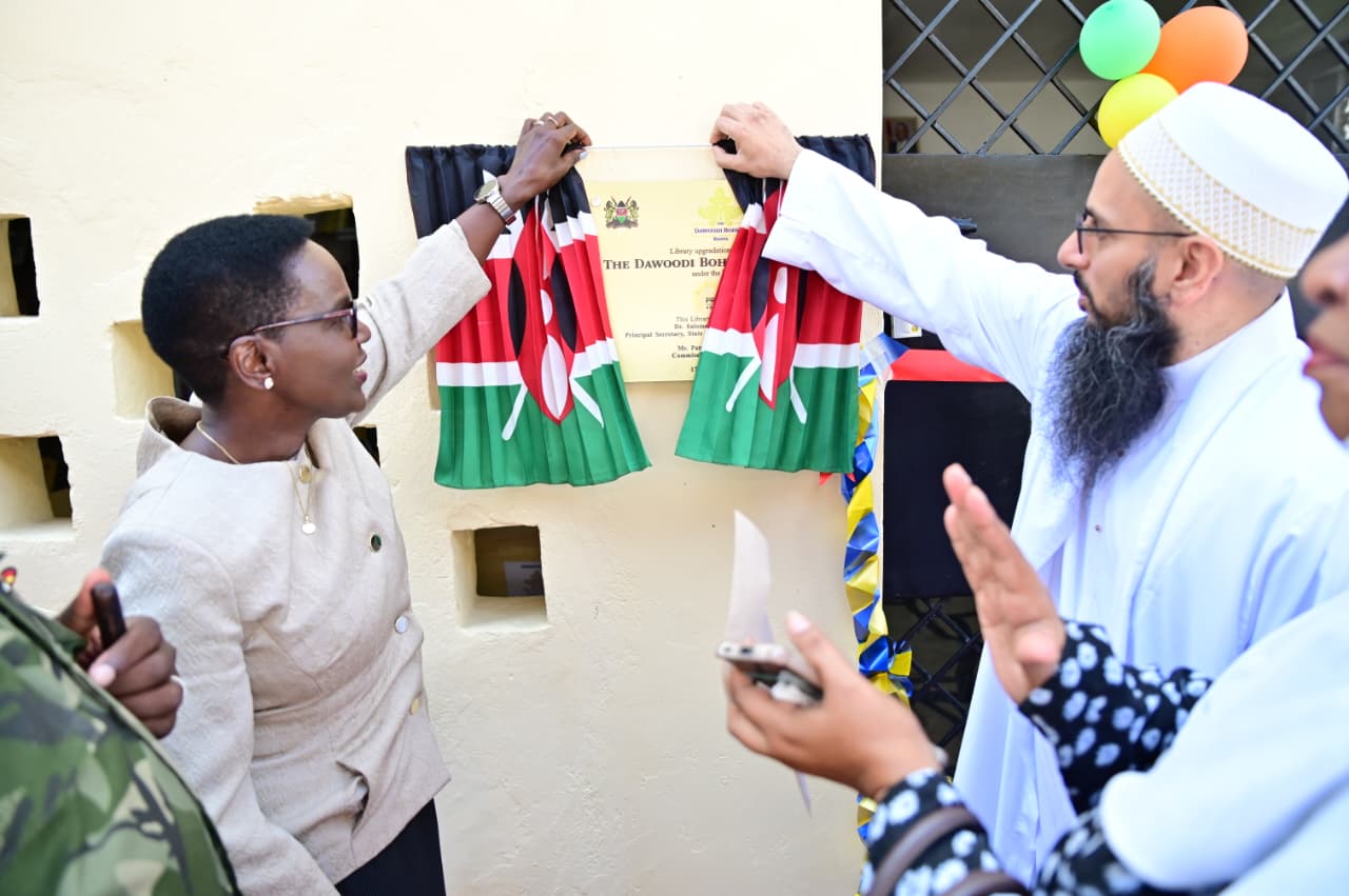 NEWLY REFURBISHED LIBRARY LAUNCHED AT MOMBASA REMAND PRISON