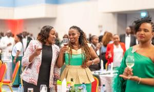 Principal Secretaries raise glasses for a toast