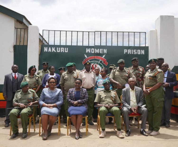 PS Visit Nakuru women Prison