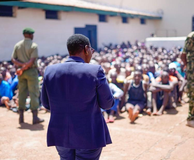 CORRECTIONAL SERVICES PS ASSURES OVER DECONGESTION PLAN AS SHE TOURS THIKA PRISON AND PROBATION STATIONS