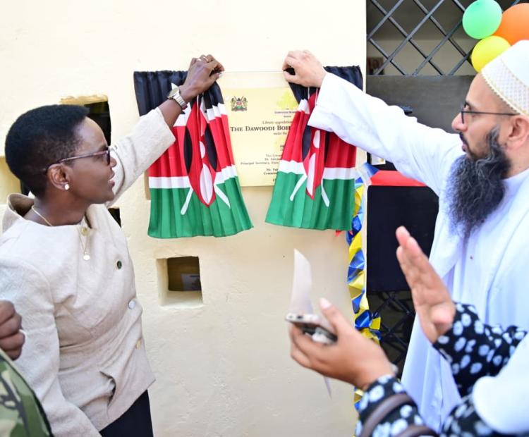 NEWLY REFURBISHED LIBRARY LAUNCHED AT MOMBASA REMAND PRISON