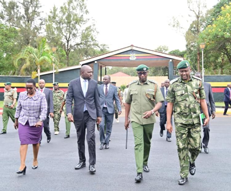 CS MURKOMEN WITNESSES FINAL REHEARSAL OF KPS RECRUITS 