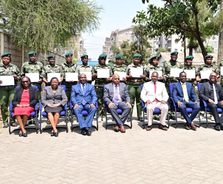 40 OFFICERS AWARDED AFTER SUCCESSFULLY COMPLETING INAUGURAL PEACE EDUCATION PROGRAM 